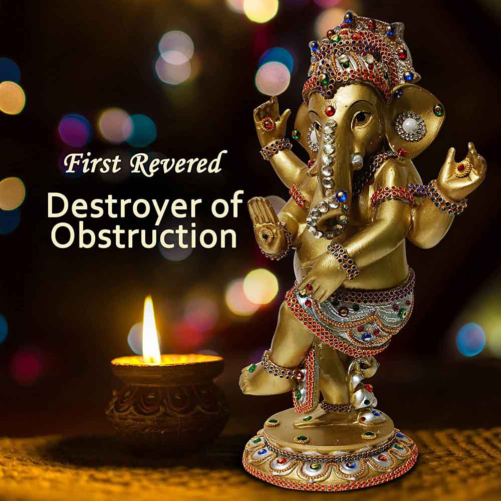 Dancing Ganesha Statue